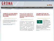 Tablet Screenshot of gromaingenieria.com